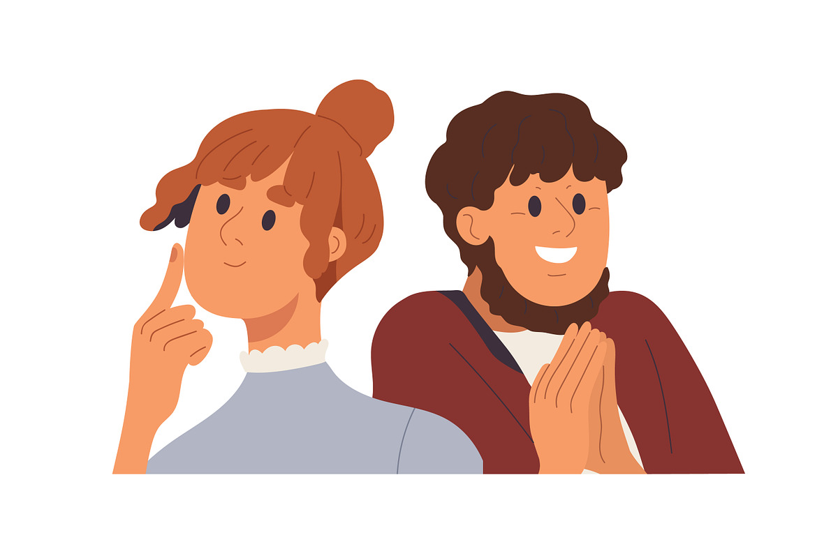Face avatars of couples, friends set, a Person Illustration by Good Studio (Photo 11 of 16)