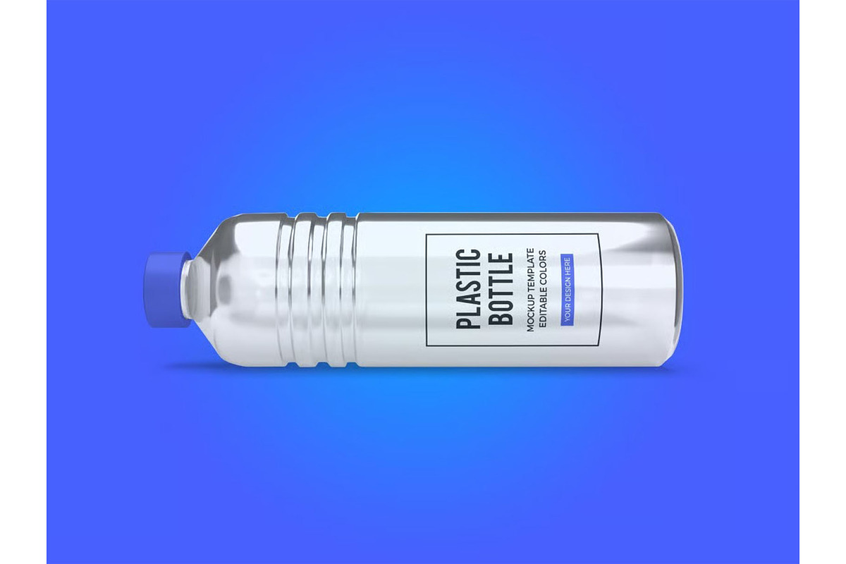 Mineral Water Bottle Mockup Template, a Packaging Mockup by DesignRushMarket (Photo 5 of 11)