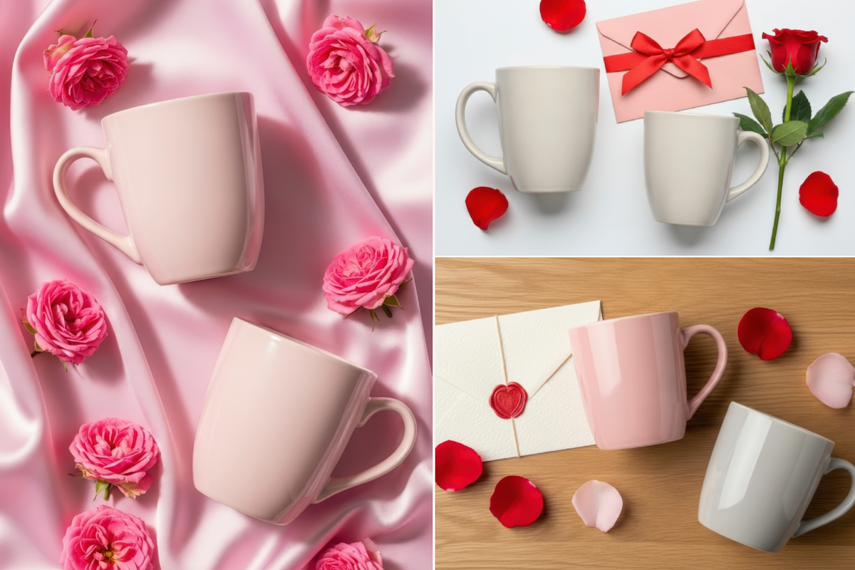 Ultra Valentine Couple Mug 1000 JPG, a Cups & Container Mockup by KennedyStudio (Photo 5 of 15)