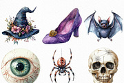 Halloween Sublimation Clipart, an Illustration by Craft Nest (Thumbnail 2 of 6)
