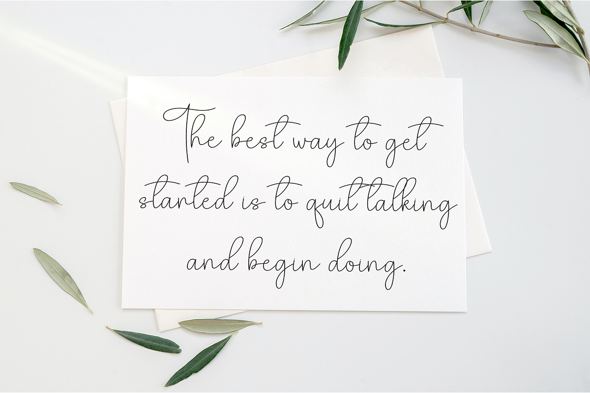Hello Brimingham | Script Font, a Handwritten Font by Scratchones (Photo 3 of 8)