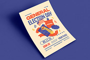 US General Election Day Flyer, a Flyer Template by VectorVactory (Thumbnail 3 of 3)