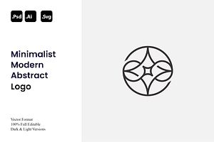 Minimalist Modern Abstract Logo, a Branding & Logo Template by Luxury Logos