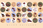 SPA floral set, a Pattern Graphic by Carpet Tapete Pretzel (Thumbnail 4 of 9)