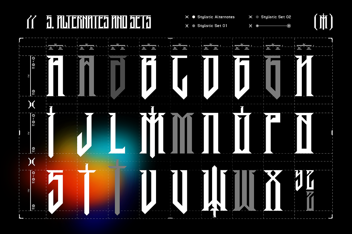 XYB3R FUTURISTIC TYPEFACE, a Slab Serif Font by Font For Zula™ (Photo 6 of 9)