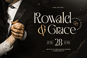 Aroska - Unique Luxury Art Deco Font, a Serif Font by Sensatype (Thumbnail 6 of 12)