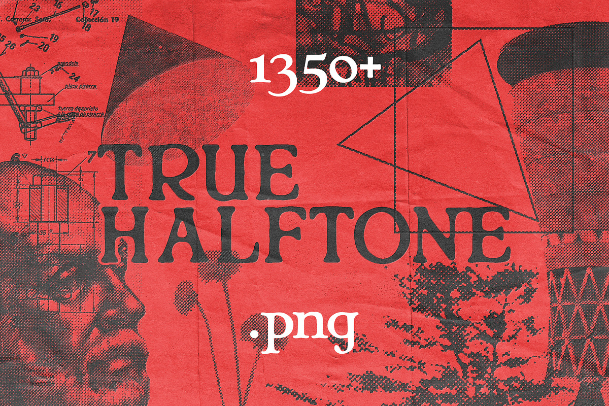 1350+ True Halftone Collection, an Object Graphic by bbymedia.store (Photo 18 of 18)