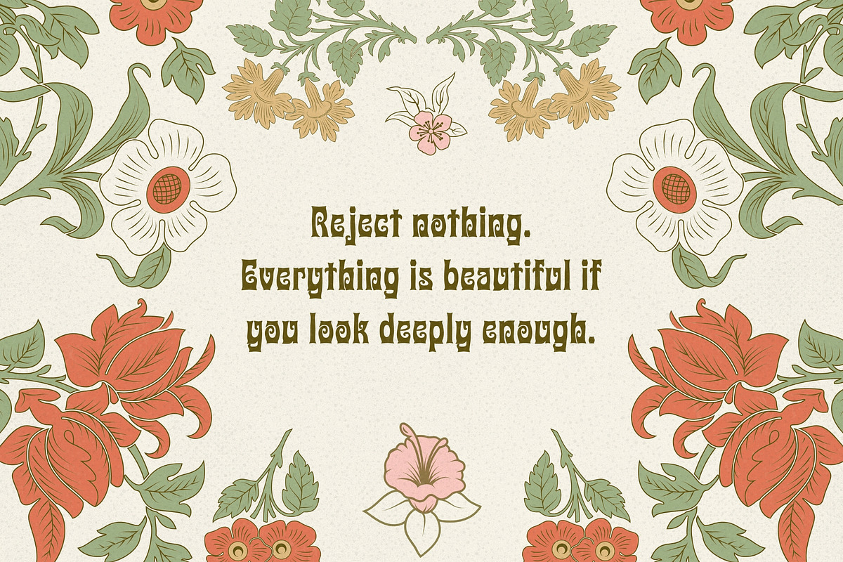 Fleur Royale - Art Nouveau Typeface, a Serif Font by HipFonts (Photo 7 of 10)