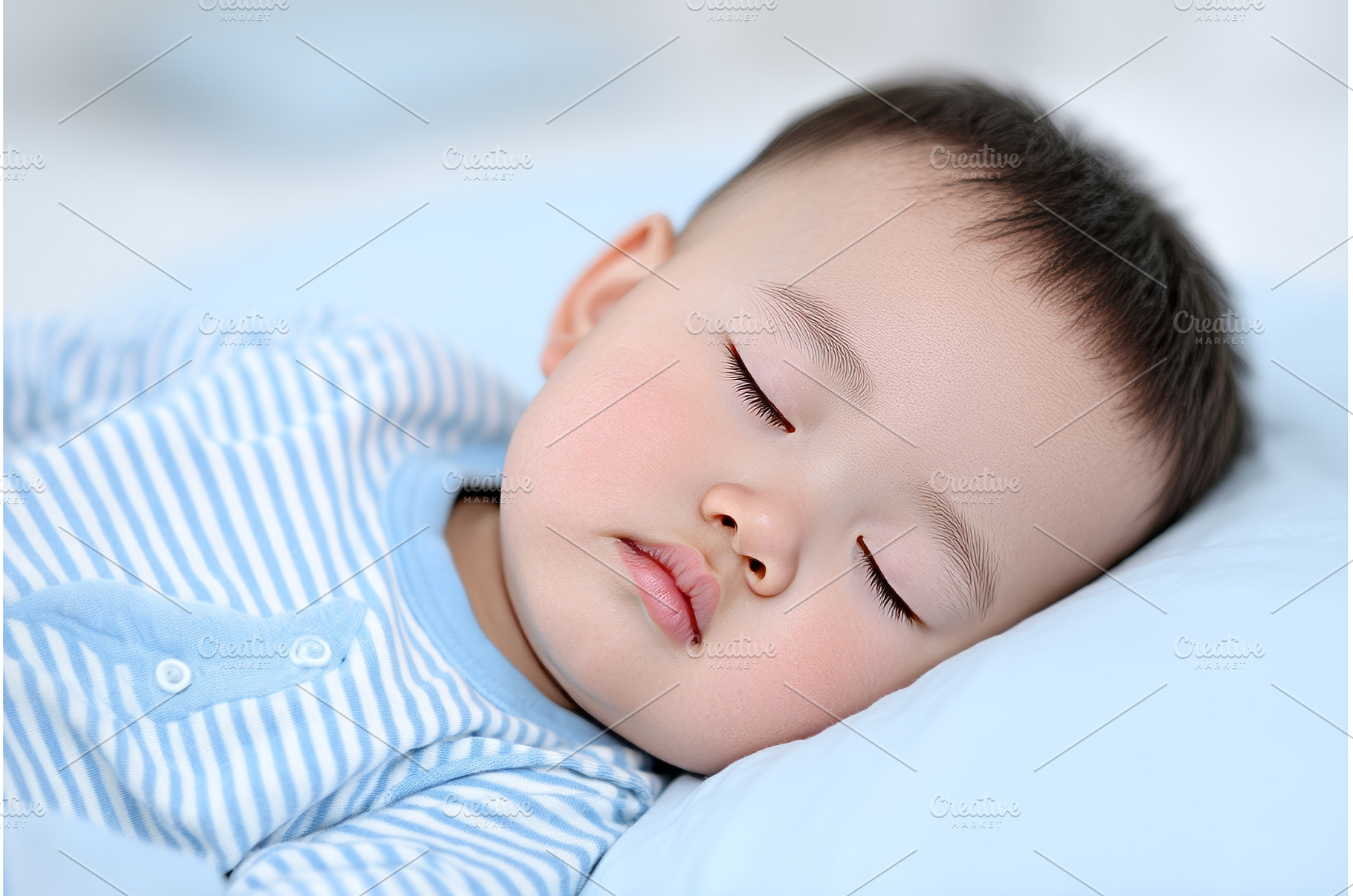 Portrait of a sleeping one-year-old, a Person Photo by ZinetroN