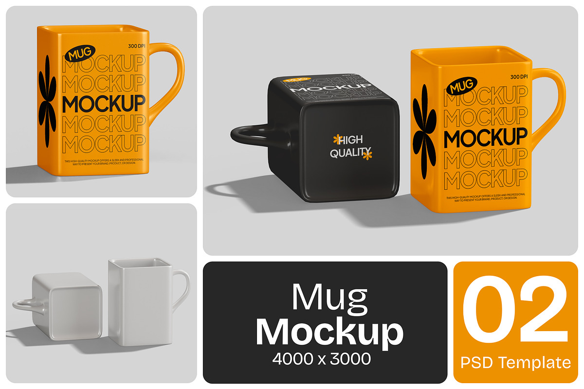 Mug Mockup, a Cups & Container Mockup by Permadi Creative (Photo 1 of 3)