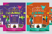 Kids Summer Camp Flyer V1, a Flyer Template by Satgur Graphic Design (Thumbnail 1 of 2)