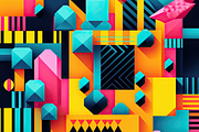 Geometric Patterns, a Pattern Graphic by Printable Treasure (Thumbnail 3 of 4)