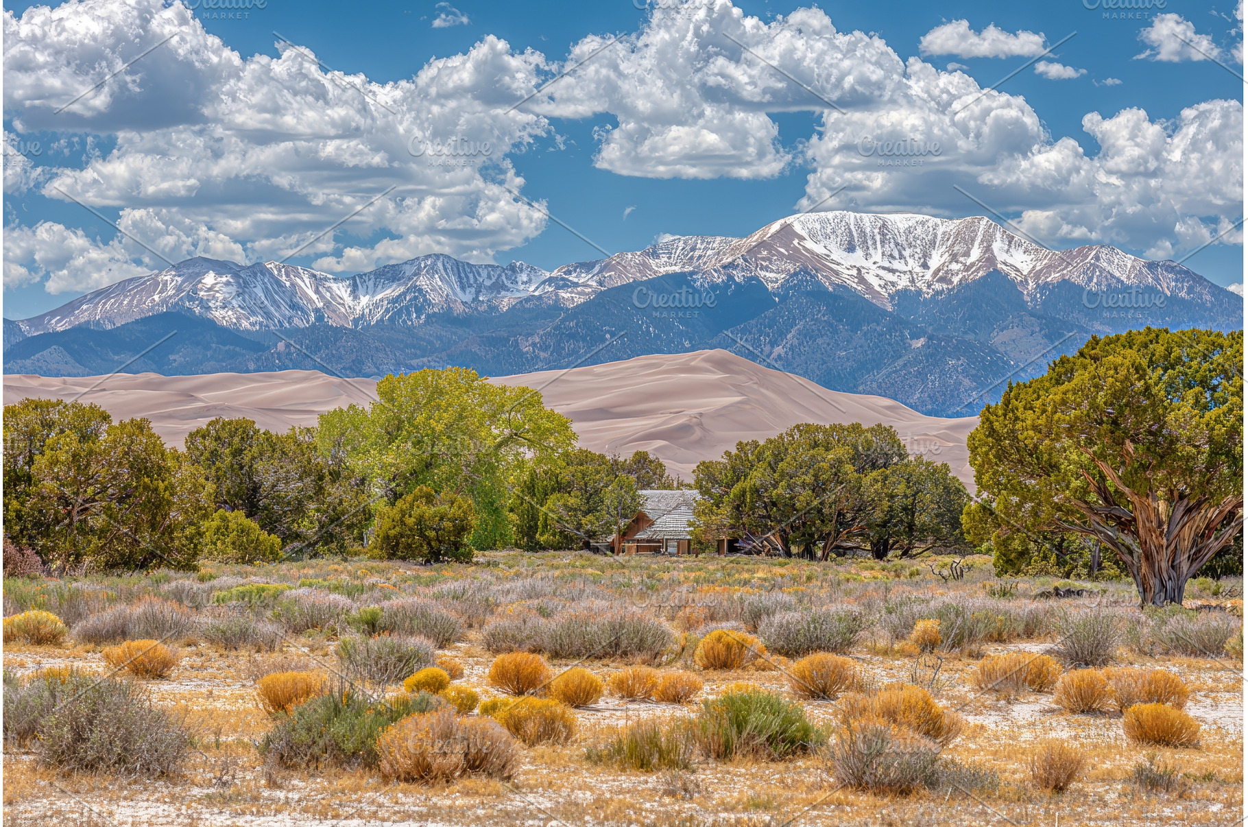 Great Sand Dunes National Park and, a Nature Photo by ZinetroN