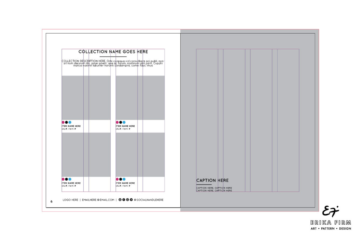 4.25 x 5.5 ID Catalog Template, a Magazine Template by Erika Firm (Photo 4 of 5)