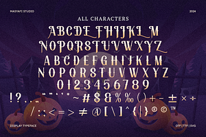 Halloween - Elegant Halloween Font