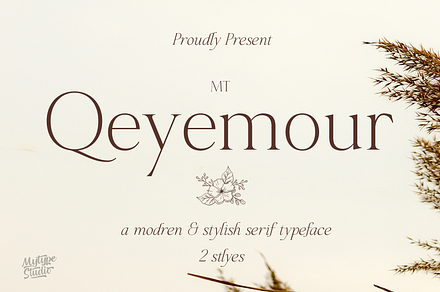 MT Qeyemour | Serif Typeface