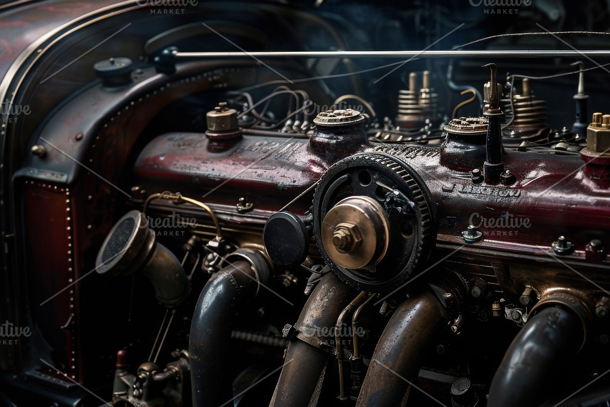 55 Car engines, a Transportation Illustration by Handmadefont (Photo 52 of 56)