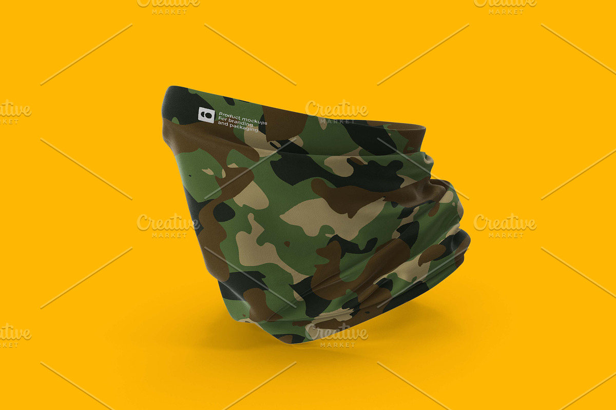 Neck Gaiters or Buff Mockup, a Mask Mockup by Aprndy85 (Photo 5 of 5)
