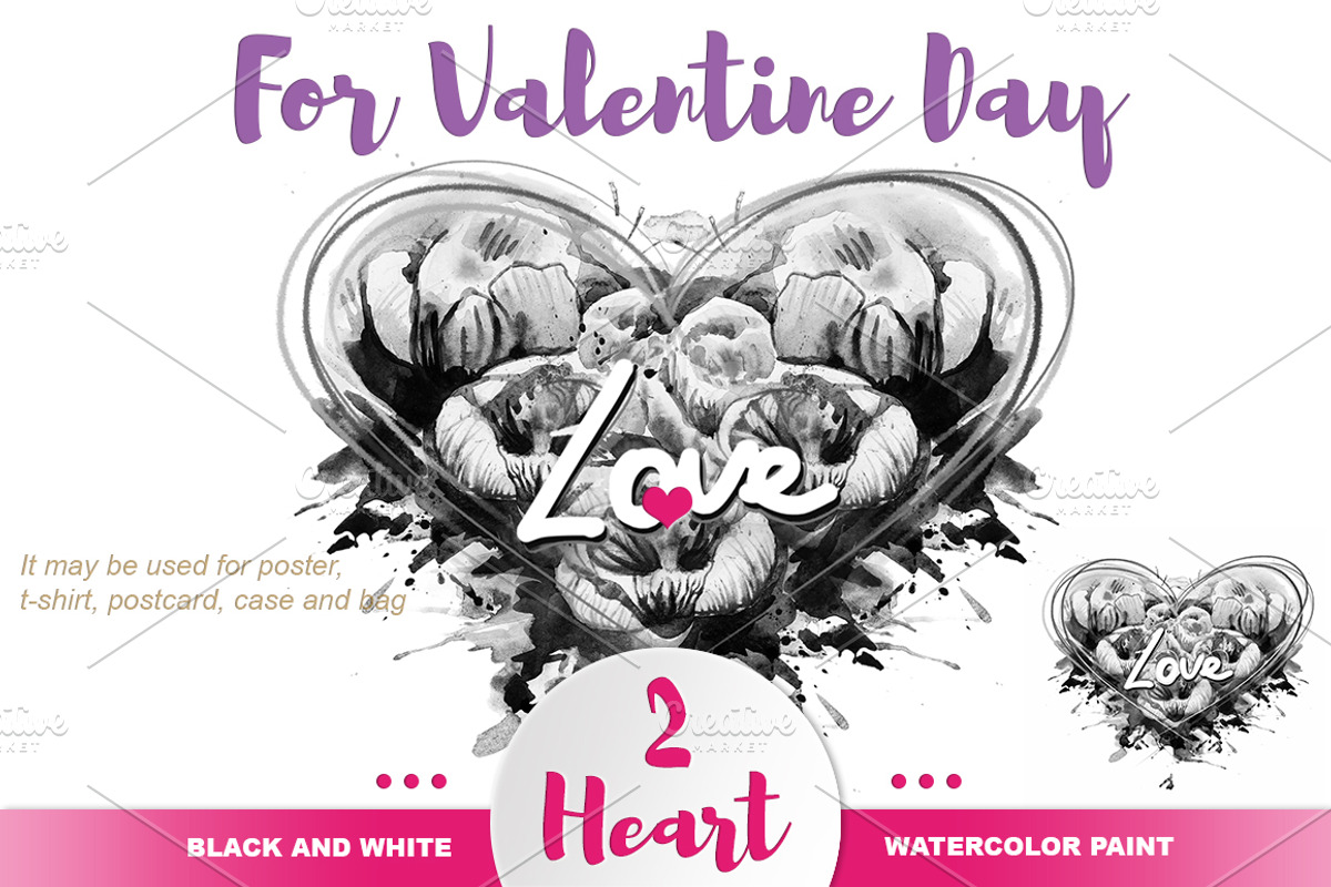 Hearts for Valentine's Day, a Decorative Illustration by Allween (Photo 4 of 5)