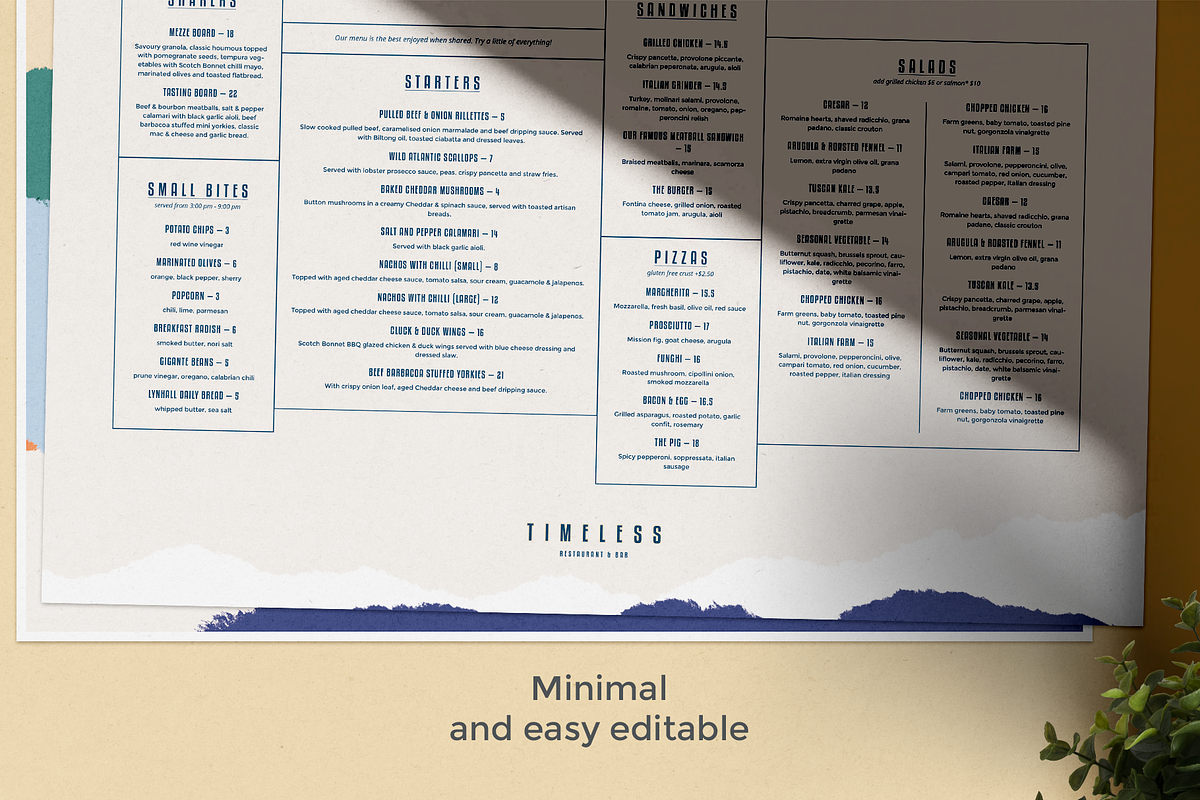 Restaurant Menu Design, a Brochure Template by BigWeek (Photo 3 of 4)