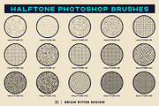 Halftone Photoshop Brushes, a Brush Add-On by Brian Ritter Design (Thumbnail 5 of 9)