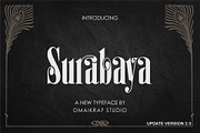 Surabaya | Retroclassic Fonts, a Font by Omaikraf Studio (Thumbnail 1 of 9)