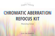 Chromatic Aberration Refocus Kit, an Action Add-On by Graphic Treasury (Thumbnail 1 of 2)