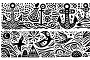 Vintage Fruits Folk Art, a Decorative Illustration by devastd (Thumbnail 21 of 27)