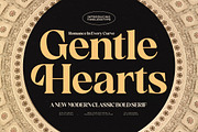 Gentle Hearts Modern Bold Serif, a Serif Font by timelesstype.co (Thumbnail 1 of 20)