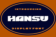 Hansu - Bold Display Font, a Sans Serif Font by lelevien (Thumbnail 1 of 4)