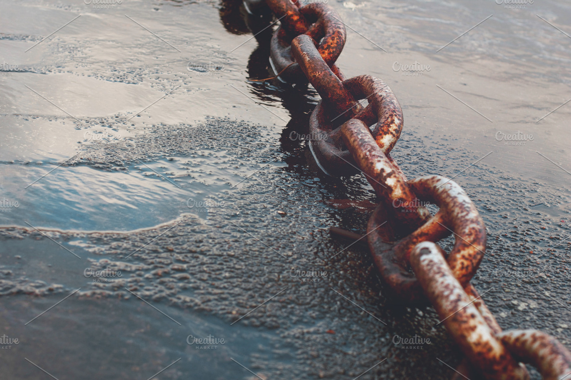 Rusty chain stock photo containing rust and chain, an Industrial Photo by stellarshots