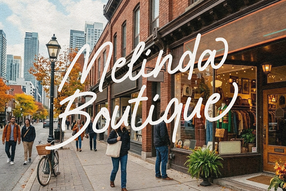 Quin Forte Hand Drawn Monoline Font, a Script Font by Maulana Creative (Photo 5 of 7)