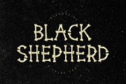 Black Shepherd, a Font by chekart (Thumbnail 1 of 5)