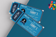 Event Ticket Template Design, a Stationery Template by MightyDesign (Thumbnail 2 of 6)