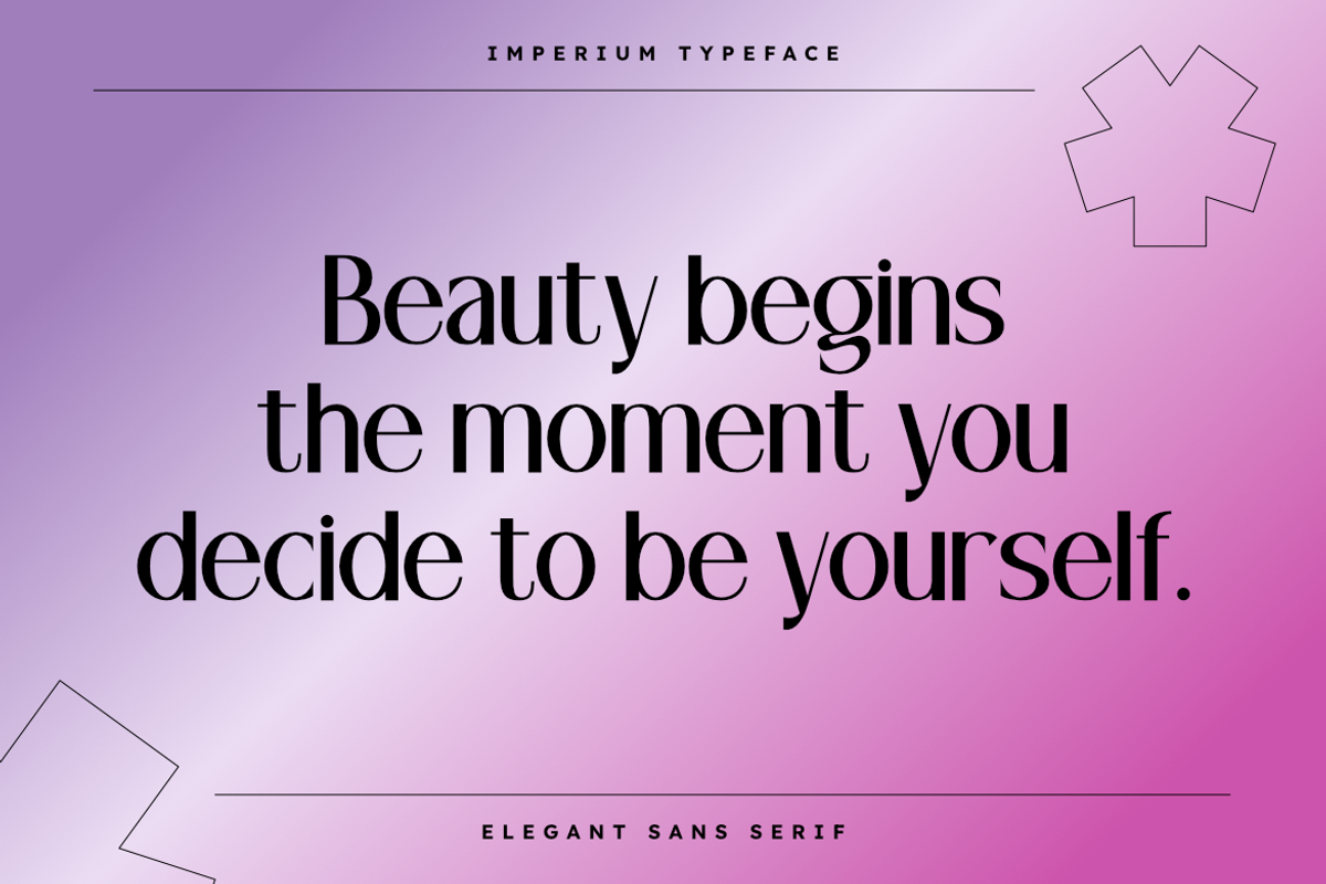 Imperium | Elegant Luxury Sans, a Sans Serif Font by Masyafi Studio (Photo 8 of 8)