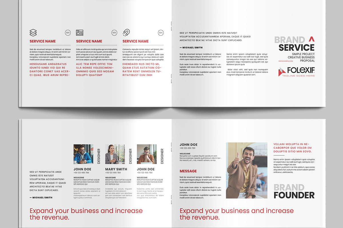 Business Proposal Template, a Brochure Template by MightyDesign (Photo 4 of 9)