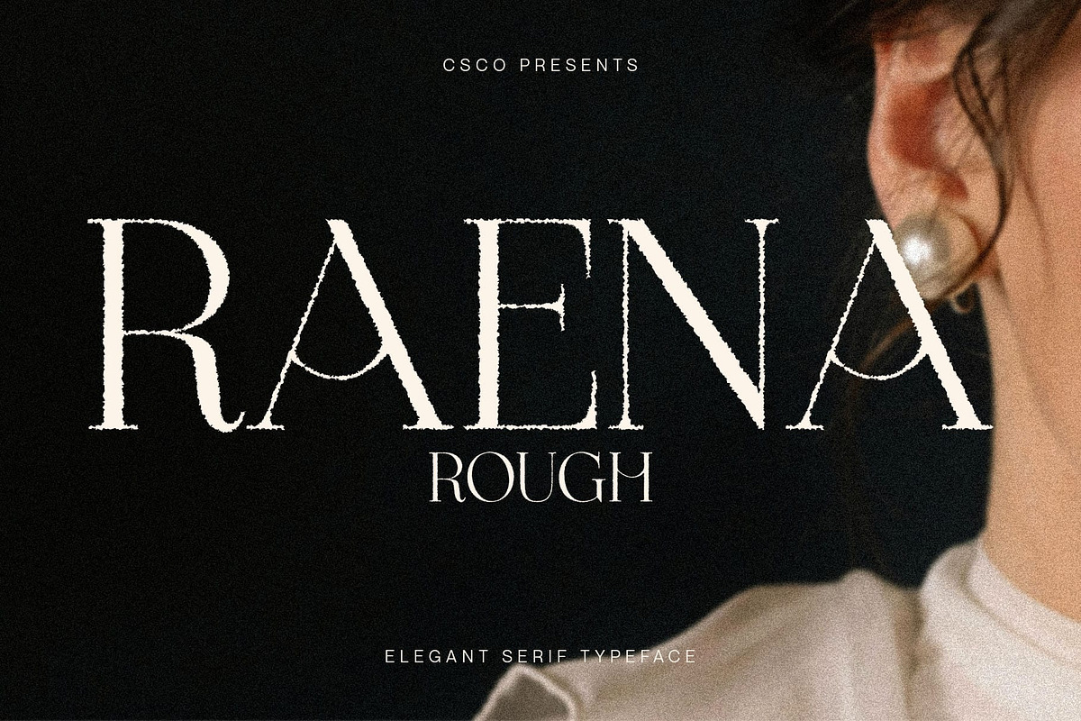 Raena Rough, a Serif Font by Craft Supply Co. (Photo 1 of 8)