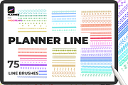 Linear brushes patterns Procreate, a Brush Add-On by Graphics Resources (Thumbnail 15 of 15)