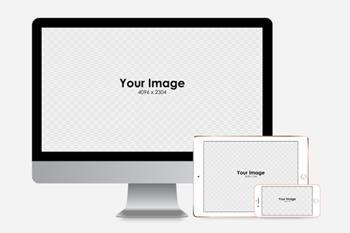 Responsive Screen Simple Mockups Set, an iPhone Mockup by tamiq (Photo 6 of 7)