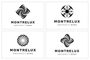 Abstract Logo Bundle Vortex Spiral