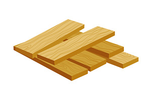Building material. Stack of, an Object Illustration by Things for designers