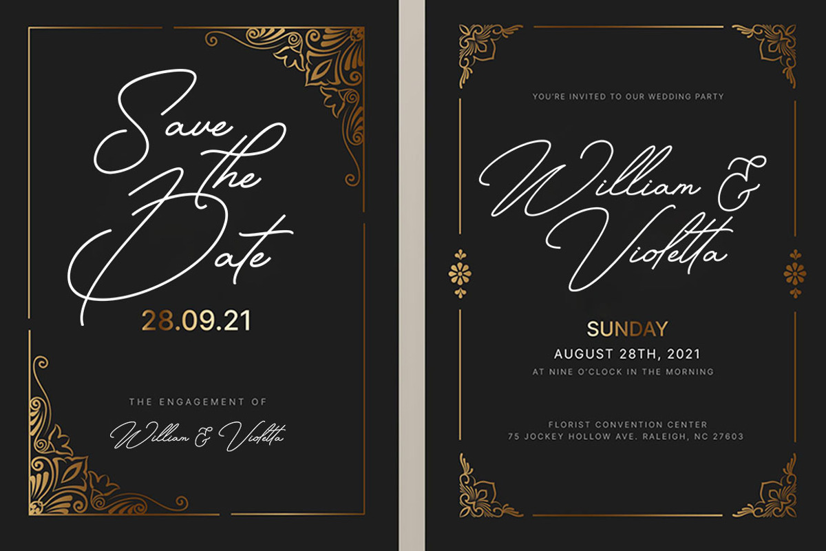 Betriciya Signature, a Script Font by GloowStudio (Photo 5 of 11)