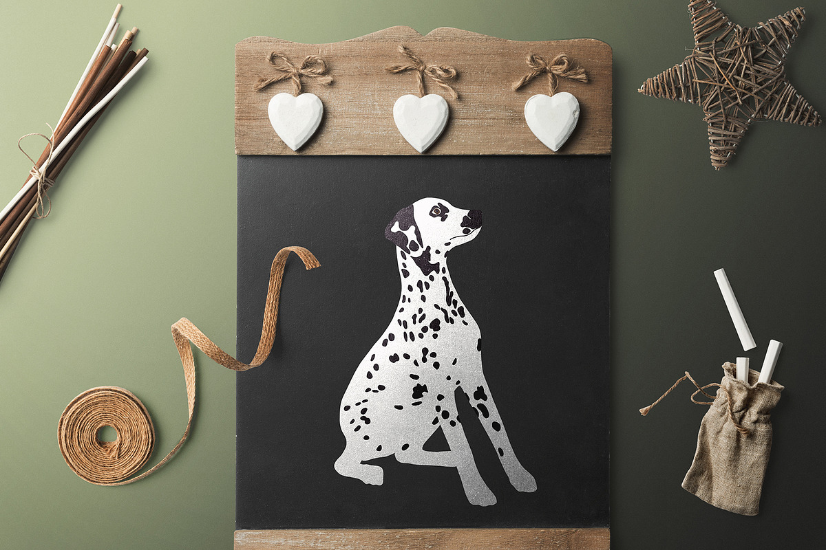 Abstract Dog clipart, an Animal Illustration by ApetekMarket (Photo 6 of 7)