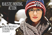 Realistic Painting Action, an Action Add-On by ArtefBones (Thumbnail 1 of 13)