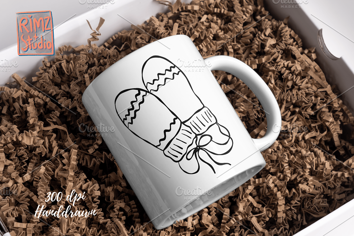 Hand-Drawn Cozy Winter Clothes SVG, an Object Illustration by RimzStudio (Photo 4 of 7)