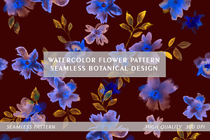 Watercolor Floral Pattern