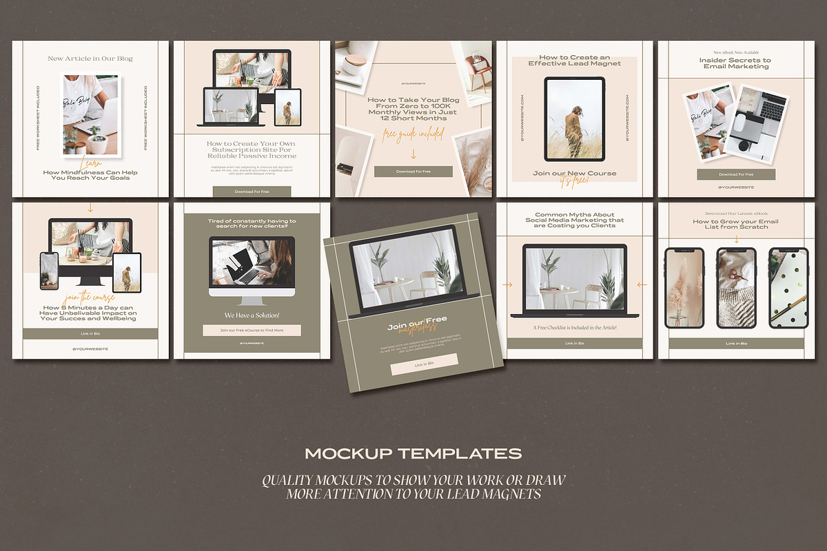 200 Social Media Marketing Templates, a Social Media Template by AndrewPixel (Photo 7 of 23)