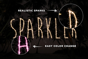 Sparkler Photoshop Action