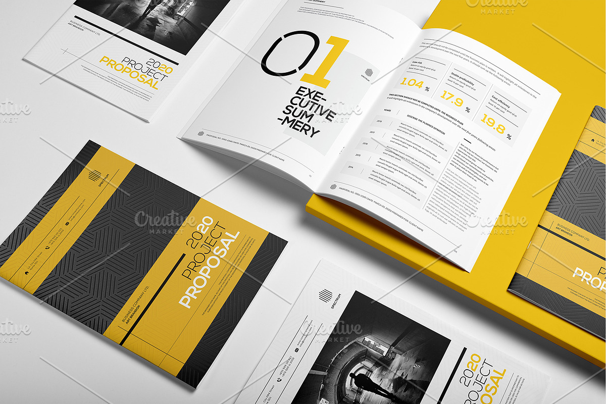 Full Proposal Package Template, a Stationery Template by Mastergfx (Photo 26 of 32)