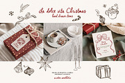 La Dolce vita Whimsy Christmas, a Seasonal Illustration by lokko studio (Thumbnail 1 of 12)